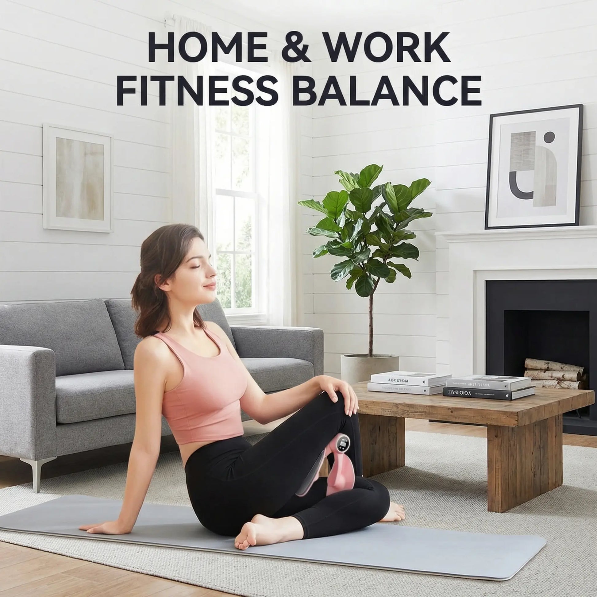 Adjustable Thigh and Hip Trainer - Portable Resistance Fitness Equipment for Home Workouts and Daily Training