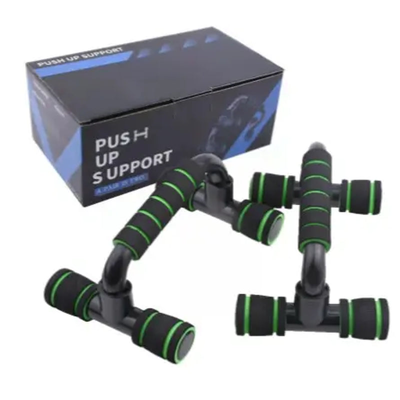 Premium Fitness Tool Set - Ab Roller Wheel and Push-Up Bar with Cushioned Foam Grip, Non-Slip Design, Core Strength Trainer - Perfect for Adult Fitness Training