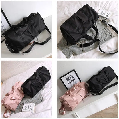 Professional Waterproof Gym Duffle Bag with Shoe Compartment - Dry and Wet Separation Sports Travel Bag for Men and Women, Ideal for Weekend Getaways and Workout Sessions