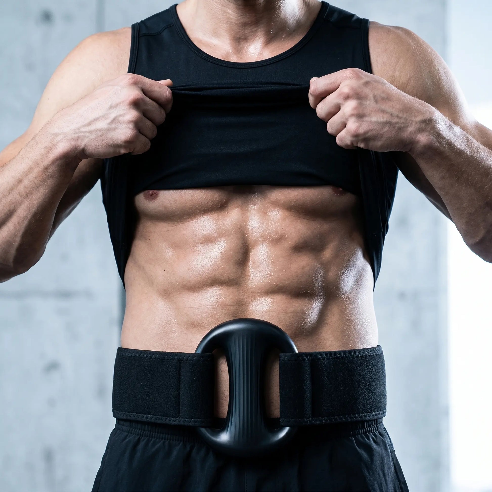 YXD18 Mini Muscle Training Fascia Ring - 2026 Model with 12 Adjustable Modes and Enhanced Straps, Fits Waists up to 55 Inches for Effective Waist and Back Muscle Relaxation.