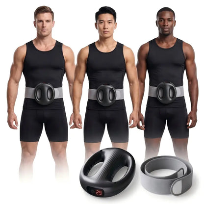 YXD18 Mini Muscle Training Fascia Ring - 2026 Model with 12 Adjustable Modes and Enhanced Straps, Fits Waists up to 55 Inches for Effective Waist and Back Muscle Relaxation.
