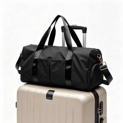 Professional Waterproof Gym Duffle Bag with Shoe Compartment - Dry and Wet Separation Sports Travel Bag for Men and Women, Ideal for Weekend Getaways and Workout Sessions