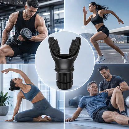 Portable Breathing Trainer with Adjustable Resistance - Lightweight and Easy-to-Clean Exercise Equipment for Agility Training and Home Workouts, Enhancing Strength and Endurance by Summerwins