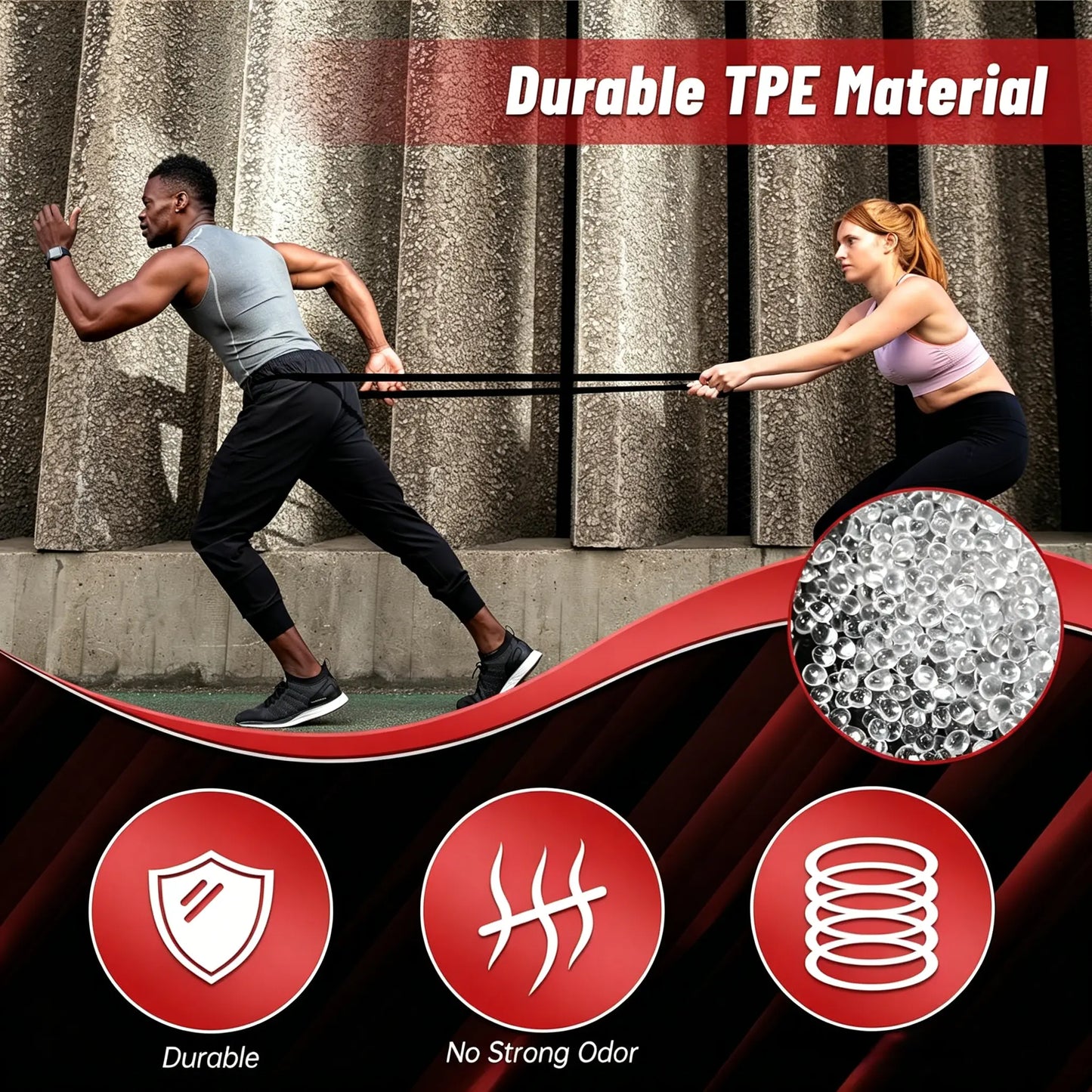 Assistance Bands for Pull-Ups, 5 Resistance Levels for Comprehensive Fitness Training, Ideal for Home and Gym Workouts, Physical Therapy, and Full Body Exercises