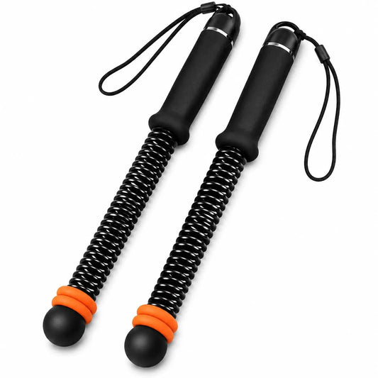 Norvexa Portable Weighted Cordless Battle Ropes for Home Gym Workouts and HIIT Training – Enhance Upper Body Strength for Men and Women