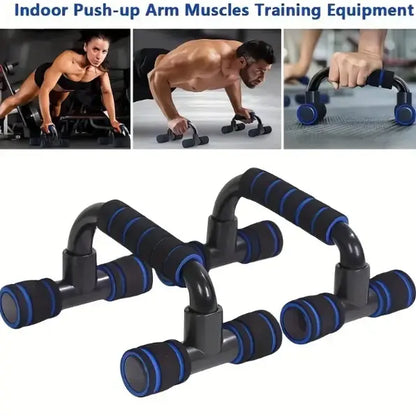 Premium Fitness Tool Set - Ab Roller Wheel and Push-Up Bar with Cushioned Foam Grip, Non-Slip Design, Core Strength Trainer - Perfect for Adult Fitness Training